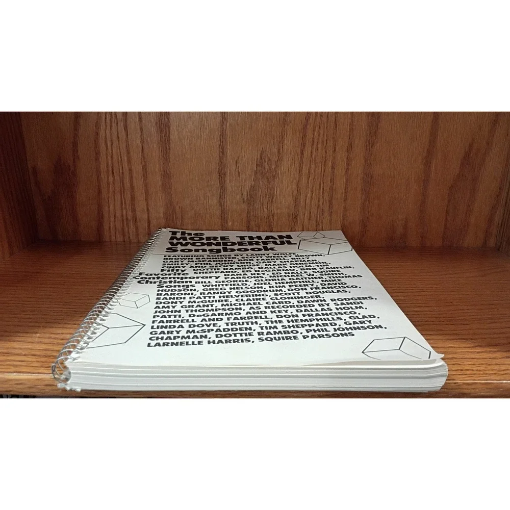 The More Than Wonderful Songbook Fifty Favorite Contemporary Christian Songs